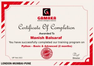 - python course in pune