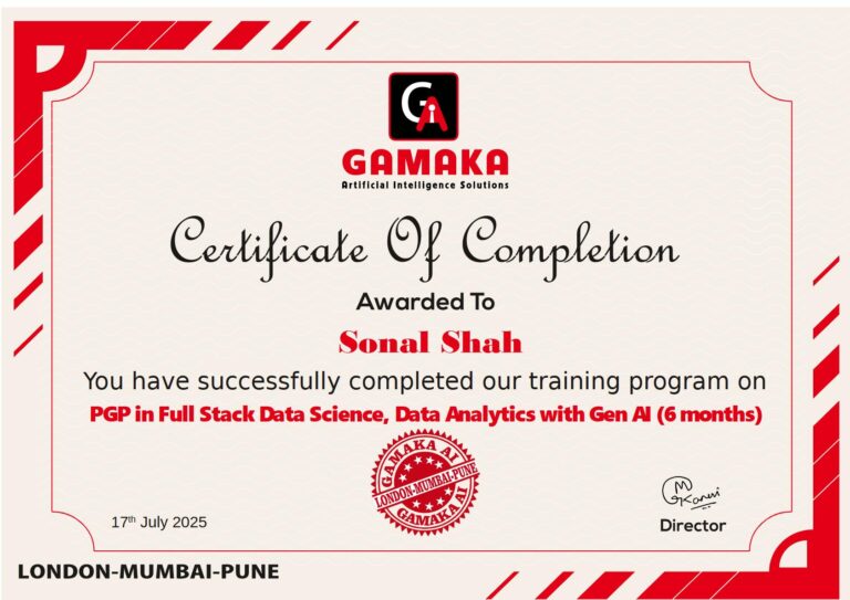 Executive PGP in Full Stack Data Science and Data Analytics with Specialization in Agentic AI or Data Engineering course training in pune